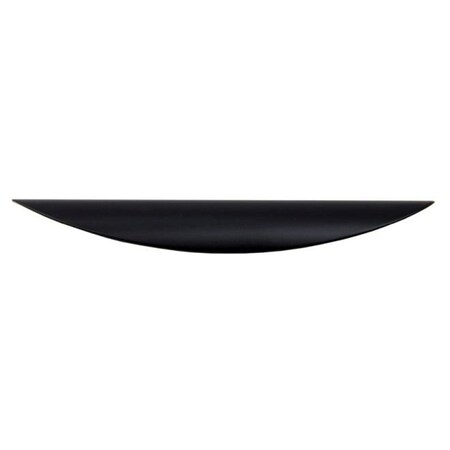 Crown 6-3/4" Waterfall Cabinet Pull with 5" Center to Center Matte Black Finish CHP80846128BK
